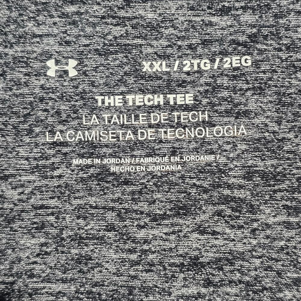🌼Under Armour Shirt Mens Size XXL The Tech Tee Gray - Picture 11 of 14